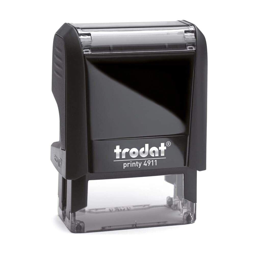 Trodat 4911 Return Address Stamp - Custom Text Stamp - Choose From Many Fonts & Colors!