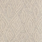 HomeRoots 511870 8 x 11 ft. Tan & Ivory Wool Geometric Hand Tufted Handmade Stain Resistant Rectangle Area Rug