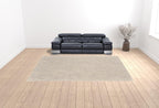 HomeRoots 511871 10 x 13 ft. Tan & Ivory Wool Geometric Hand Tufted Handmade Stain Resistant Rectangle Area Rug