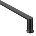 Moen Genta LX Matte Black Modern 18-Inch Single Kitchen or Bathroom Towel Bar, BH3818BL