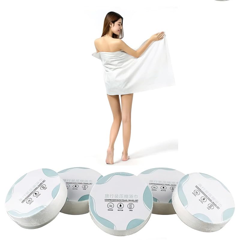 Cortina Cotton Towel Tablets | Magic Expand Large Compressed Towel 70 * 140 Cm Disposable Cotton Bath Towels Portable Light and