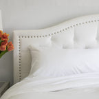Peachskinsheets Classic White Sheet Set - 1500Tc Level Of Softness - Extra Soft Cooling Sheets For Hot Sleepers And Night Sweats