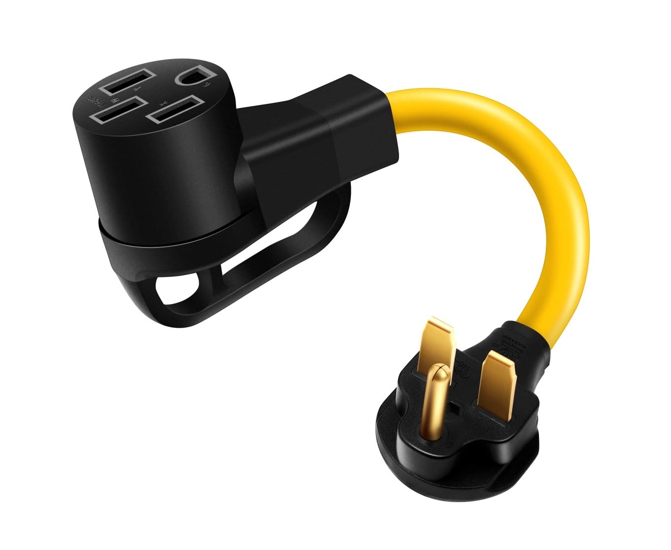 Onetak Nema 6-30P To 14-50R 240V 30 Amp 3 Prong Male Plug To 50 Amp 4 Prong Female Receptacle Welder Generator Dryer Ev Charger