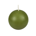 Zest Candle 12-Piece Ball Candles, 2-Inch, Sage Green