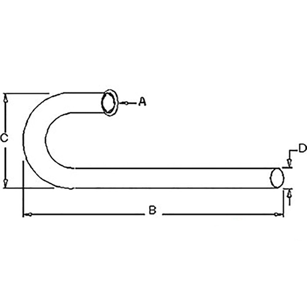 Raparts Fde150 Fits Ford New Holland Tractor Vertical Exhaust Pipe 2N 8N 9N Foe-15