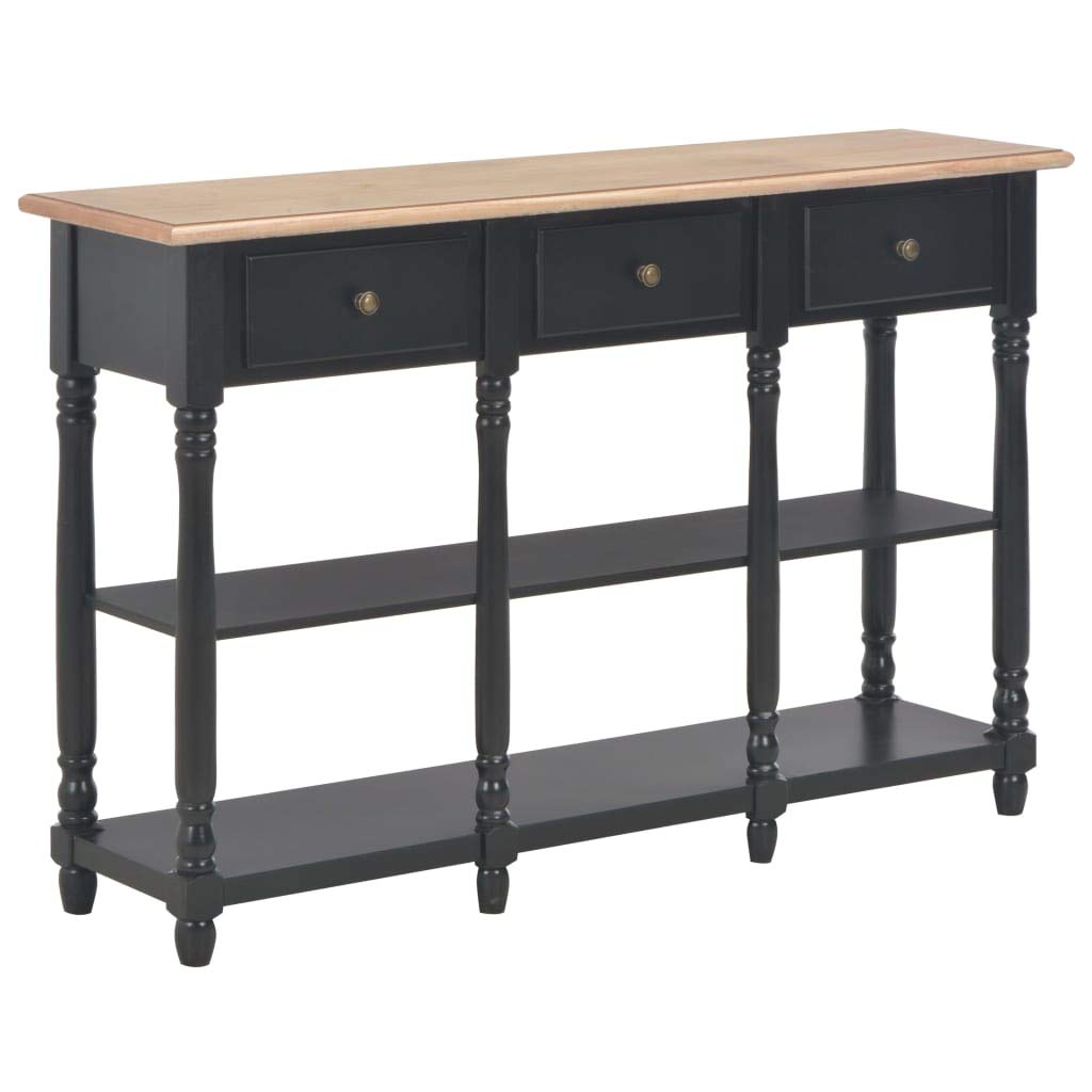 Vidaxl Console Table With 3 Drawers - Thumbnail 3