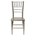 Commercial Seating Products European Silver Wood Dining Chairs, 2-Pack