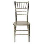 Commercial Seating Products European Silver Wood Dining Chairs, 2-Pack