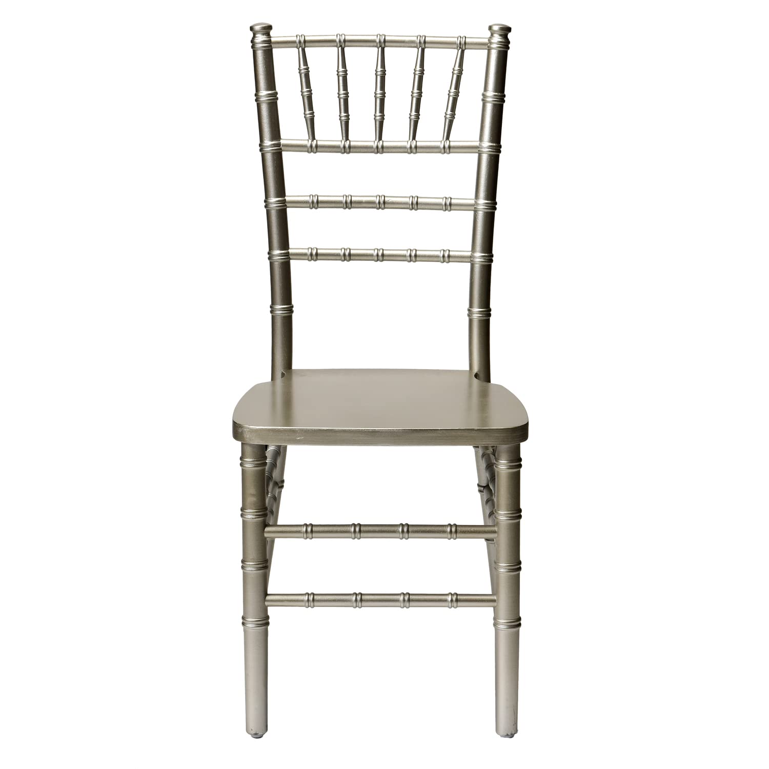 Commercial Seating Products European Silver Wood Dining Chairs, 1-Pack