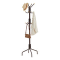 SONGMICS Coat Rack Freestanding, Metal Coat Rack Stand with 12 Hooks and 4 Legs, Coat Tree, Holds Clothes, Hats, and Bags, for E