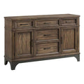 Intercon Whiskey River 2 Doors and 5 Drawers, Gun Powder Gray Sideboards