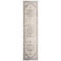 SAFAVIEH Brentwood Collection Runner Rug - 2 x 8, Cream & Grey, Medallion Distressed Design, Non-Shedding & Easy Care, Ideal f