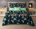 Laying Style 350Tc Microfiber Glace Cotton Ac Comforter Set King Size Double Bed With 1 Flat Bedsheet225X250 Cm Inch And Two Pi