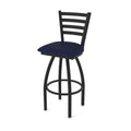 410 Jackie 25 Swivel Counter Stool with Black Wrinkle Finish and Canter Twilight Seat