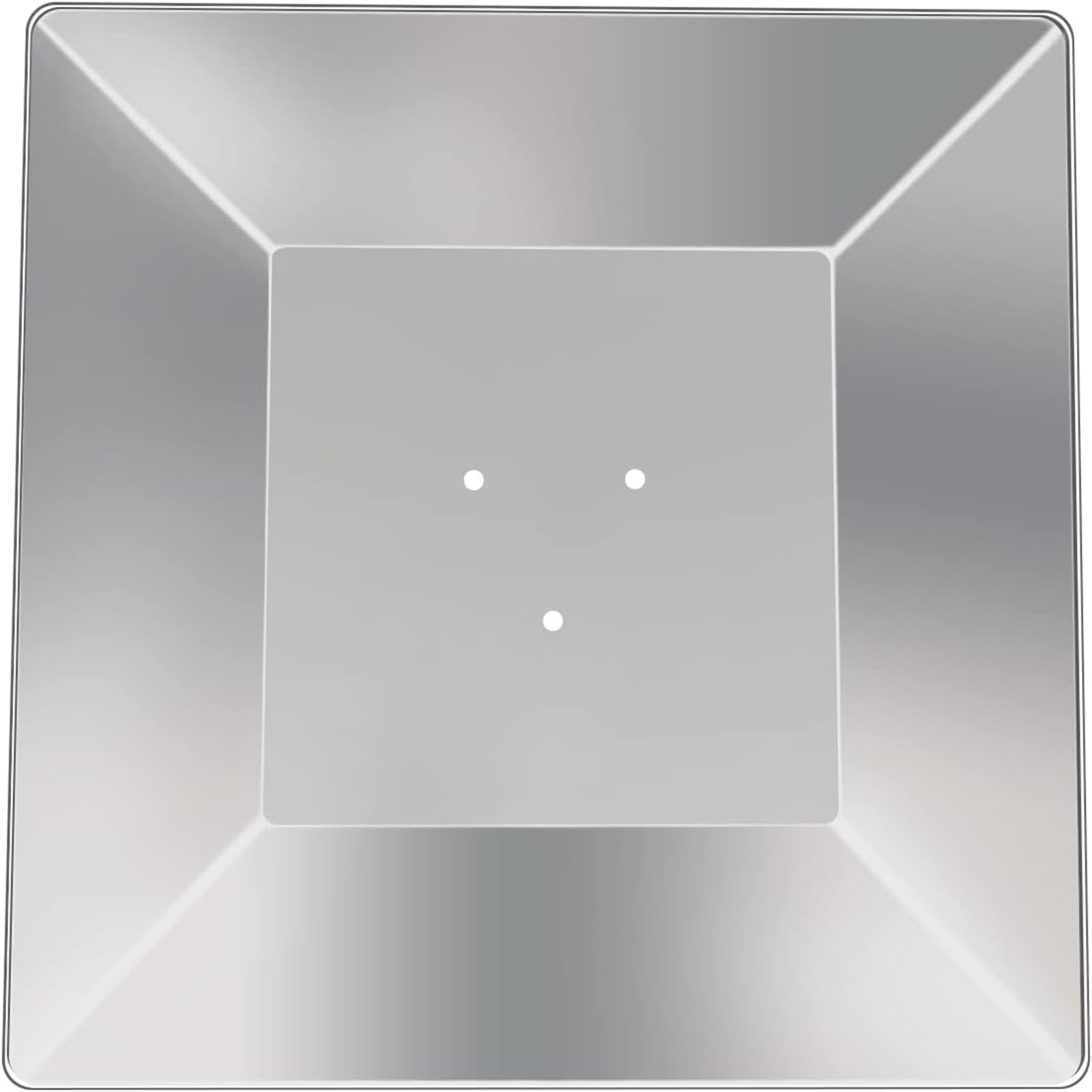 Kisworm Heat Reflector Shield For Glass Tube Heater, 4-Sided Pyramid Patio Heater Replacement Top - Hole Distance 2 3/4 Inches