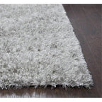 Rizzy Home Alora Decor Pearl 3'6" X 5'6" Solid Lt. Gray Hand-Tufted Area Rug