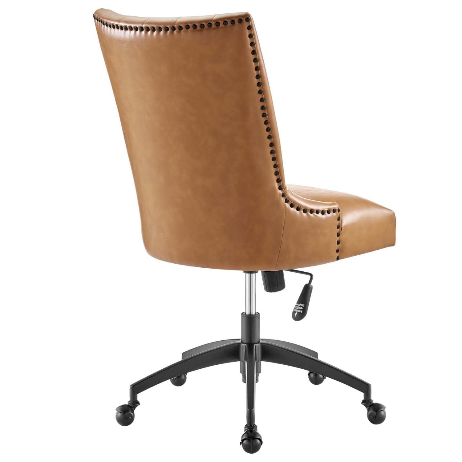 Empower Channel Tufted Vegan Leather Office Chair - Thumbnail 2