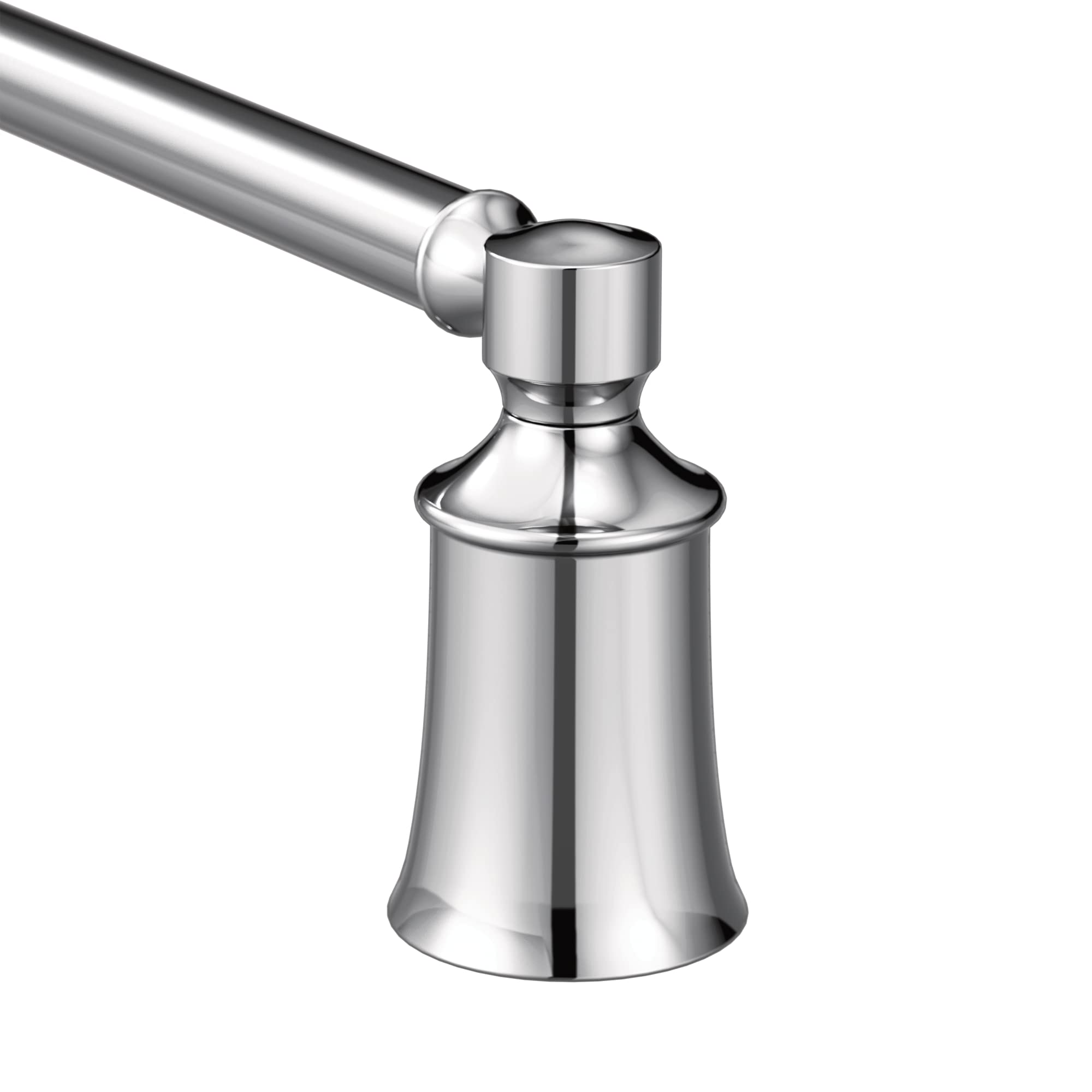 Moen YB2124CH Dartmoor 24-Inch Single Bathroom Towel Bar, Chrome