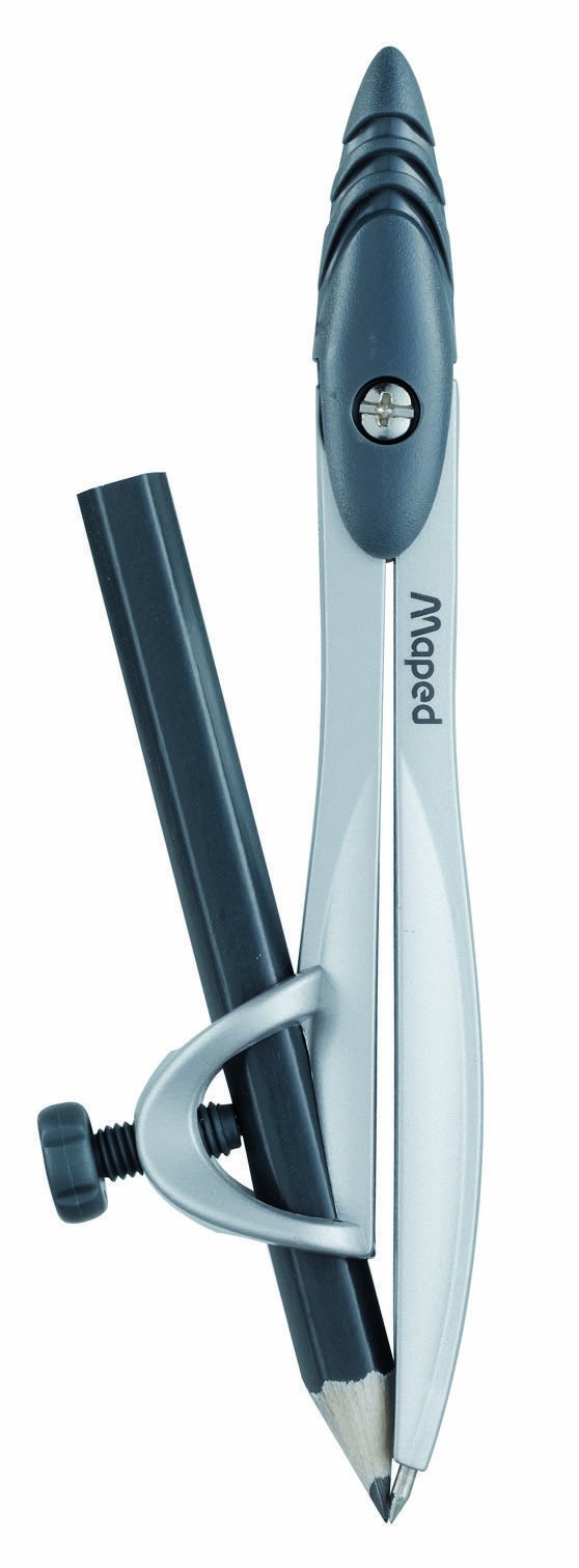 Maped Helix Usa - Study Metal Compass, 100-Pack - Precision Geometry - Durable Build - Ideal For Education & Crafts - Draws Up T