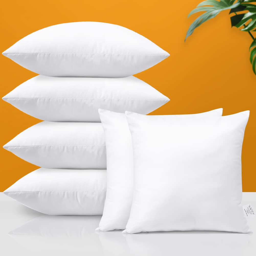 Otostar Pillow Inserts 20X20 Inch Throw Pillow Inserts Square Form Pillow Sham Stuffer Throw Pillows Fluffy Couch Pillows Throw