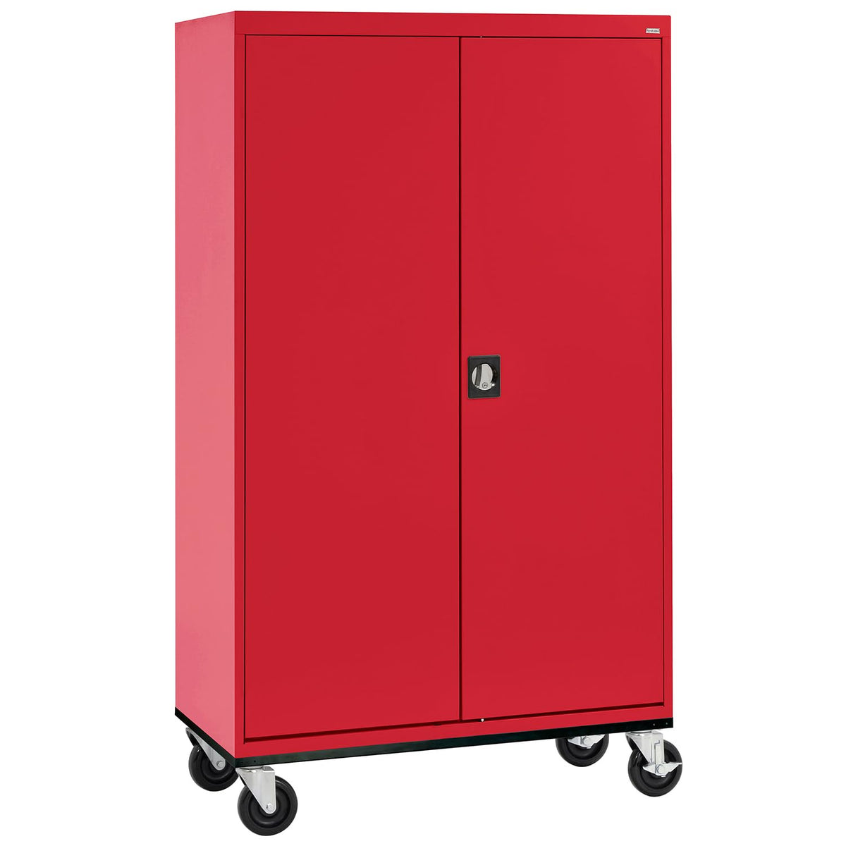 Sandusky Lee TAWR46247201 Transport Series Mobile Wardrobe Storage Cabinet with Wheels and Adjustable Shelf, 24 Depth x 46 Wi
