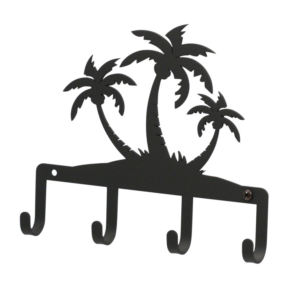 Village Wrought Iron Palm Trees Key Holder Key Hooks