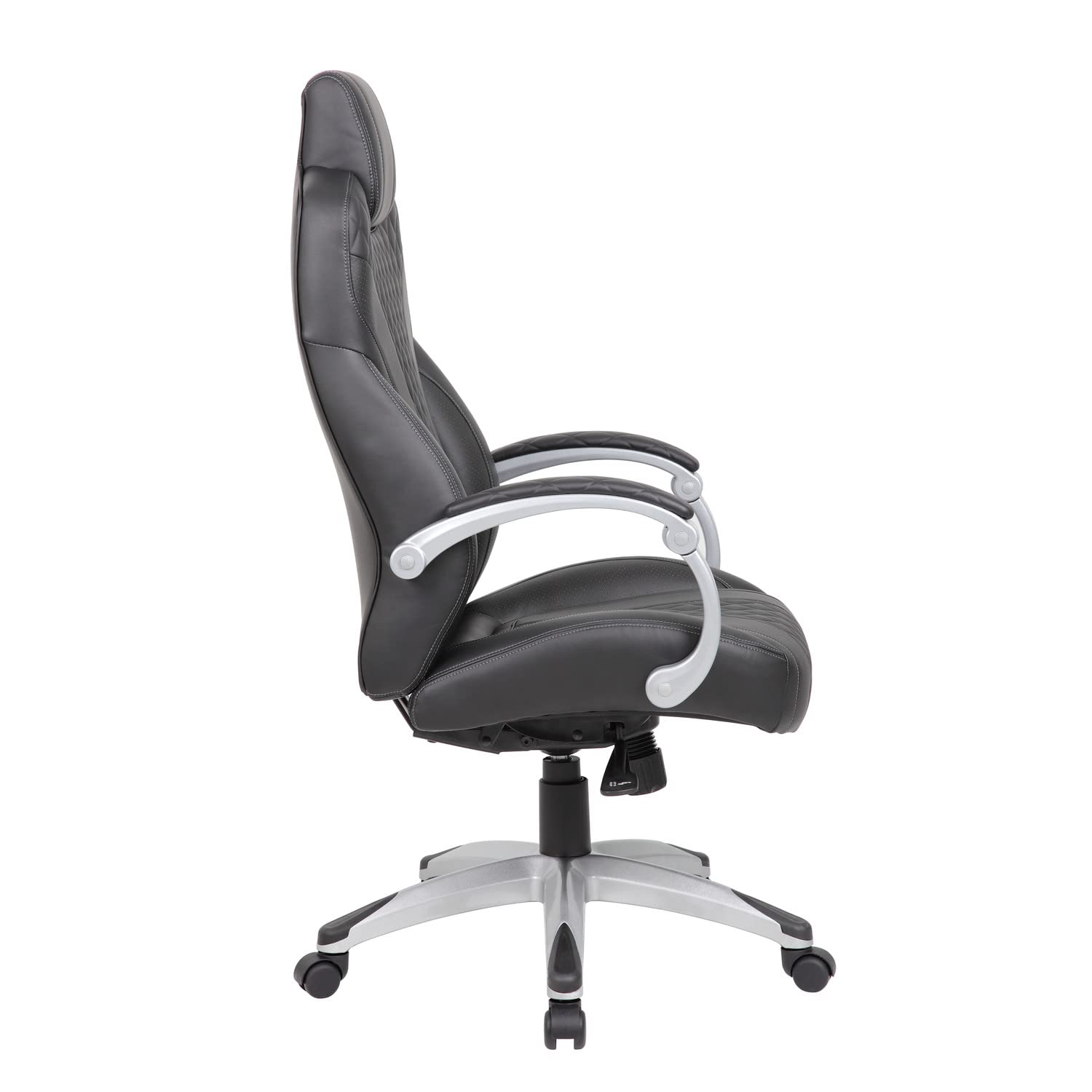 Boss Executive Hinged Arm Chair - Black (B8871-Bk)