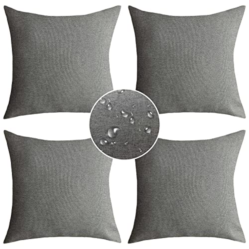 Demetex Outdoor Pillow Covers Waterproof Square Pillow Case Decorative Throw Pillows For Couch Patio Furniture Holidays Indoor O