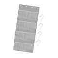 Atorse Over The Door Organizer Toys Space Saving Dolls 4 Layer For Dorm Wall Closet Gray