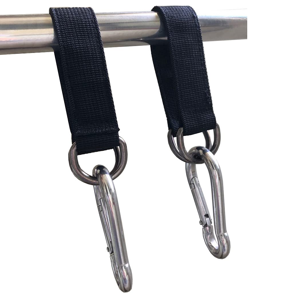 Aivoof Swing Hanging Straps, 2 Pcs 24Cm / 9.45Inches Tree Swing Straps Hanging Kit Heavy Duty Hanging Straps Holds 440 Lbs With