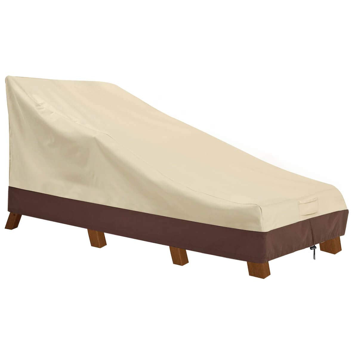 Vailge Waterproof Patio Chaise Lounge Cover, 600D Heavy Duty Outdoor Lounge Chair Covers,Uv Resistant Patio Furniture Covers, La
