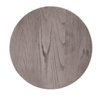 American Woodcrafters Chesson Gray Metal and Wood 42" High Round Pub Table