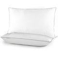 Fluffco Zen Down Alternative Standard Size Pillow With Soft Microfiber Fill - Plush Cloud-Like Comfort For Side & Back Sleepers