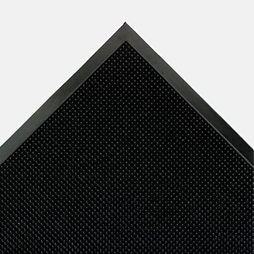 Mat-A-Dor Entrance/Antifatigue Mat, Rubber, 36 x 72, Black