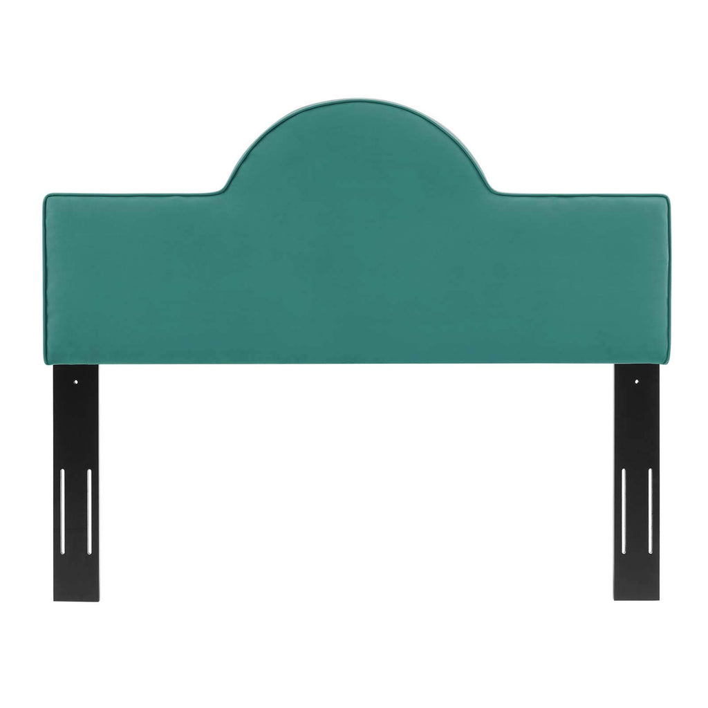 Modway Dawn Performance Velvet Headboard, King/Ca King, Teal