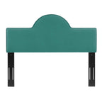 Modway Dawn Performance Velvet Headboard, King/Ca King, Teal