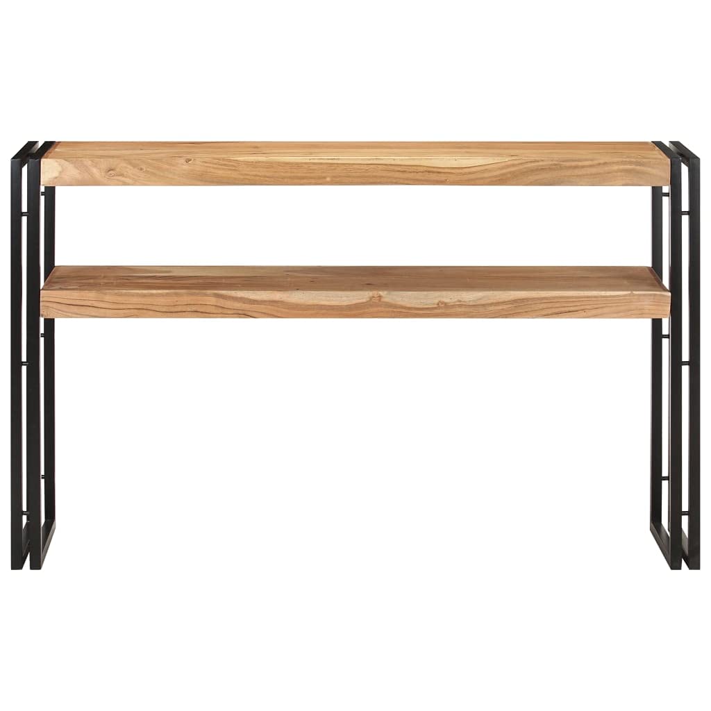 Furniking Console Table 47.2&quot;x11.8&quot;x29.5&quot; Solid Acacia Wood