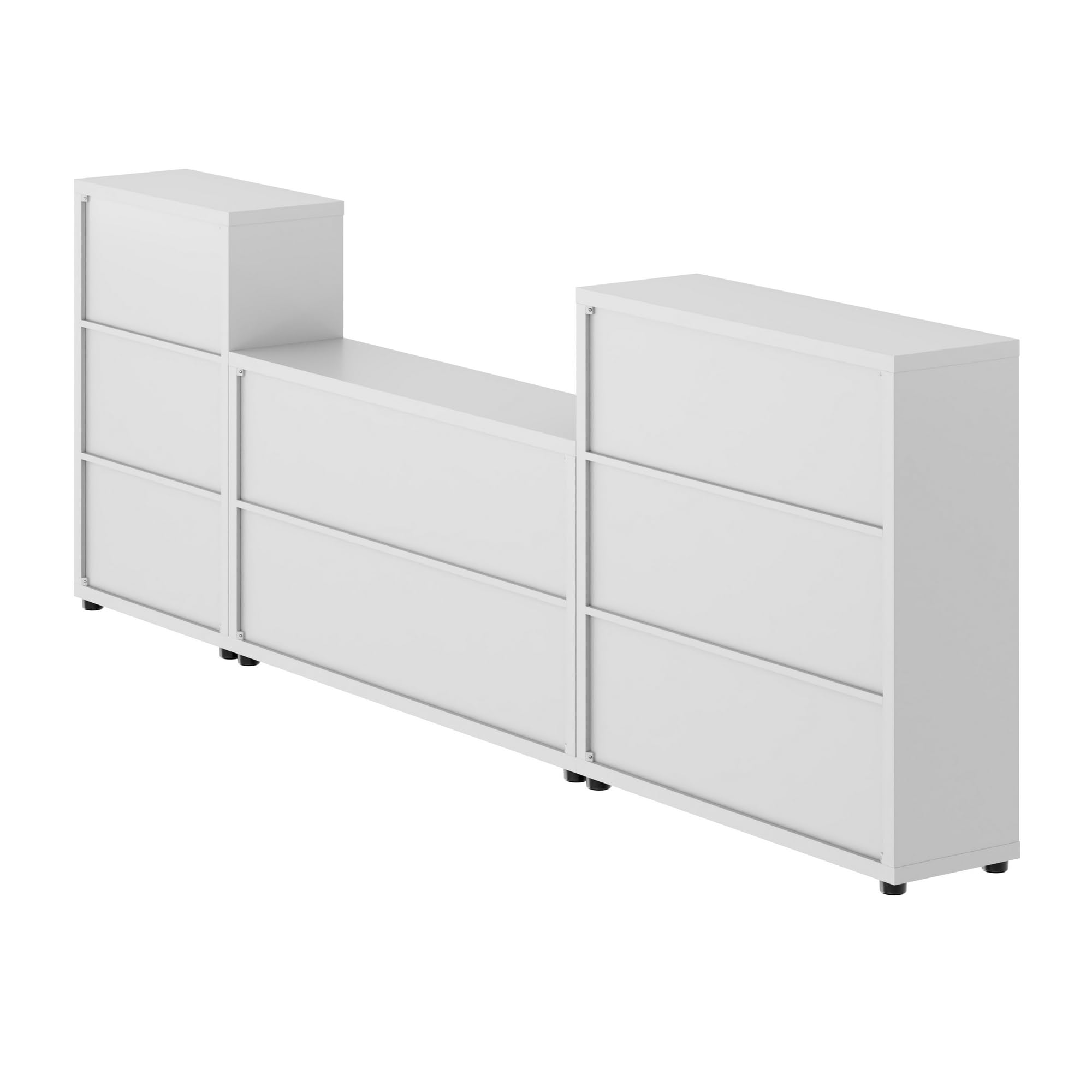 Winsome Julian 3-Pc Storage Cabinet Set, White