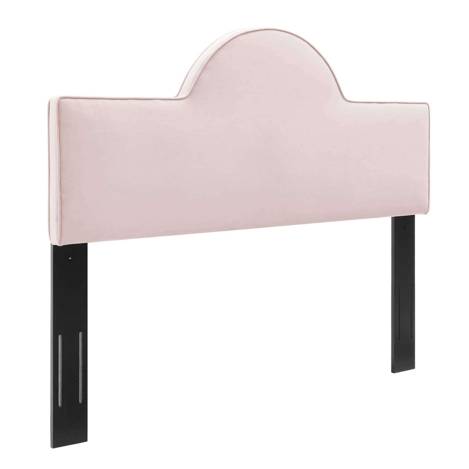 Modway Dawn Performance Velvet Headboard, King/Ca King, Pink
