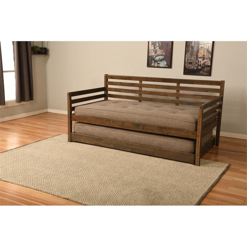 Kodiak Furniture Twin to King Size Daybed with Pop Up Bed and Mattresses