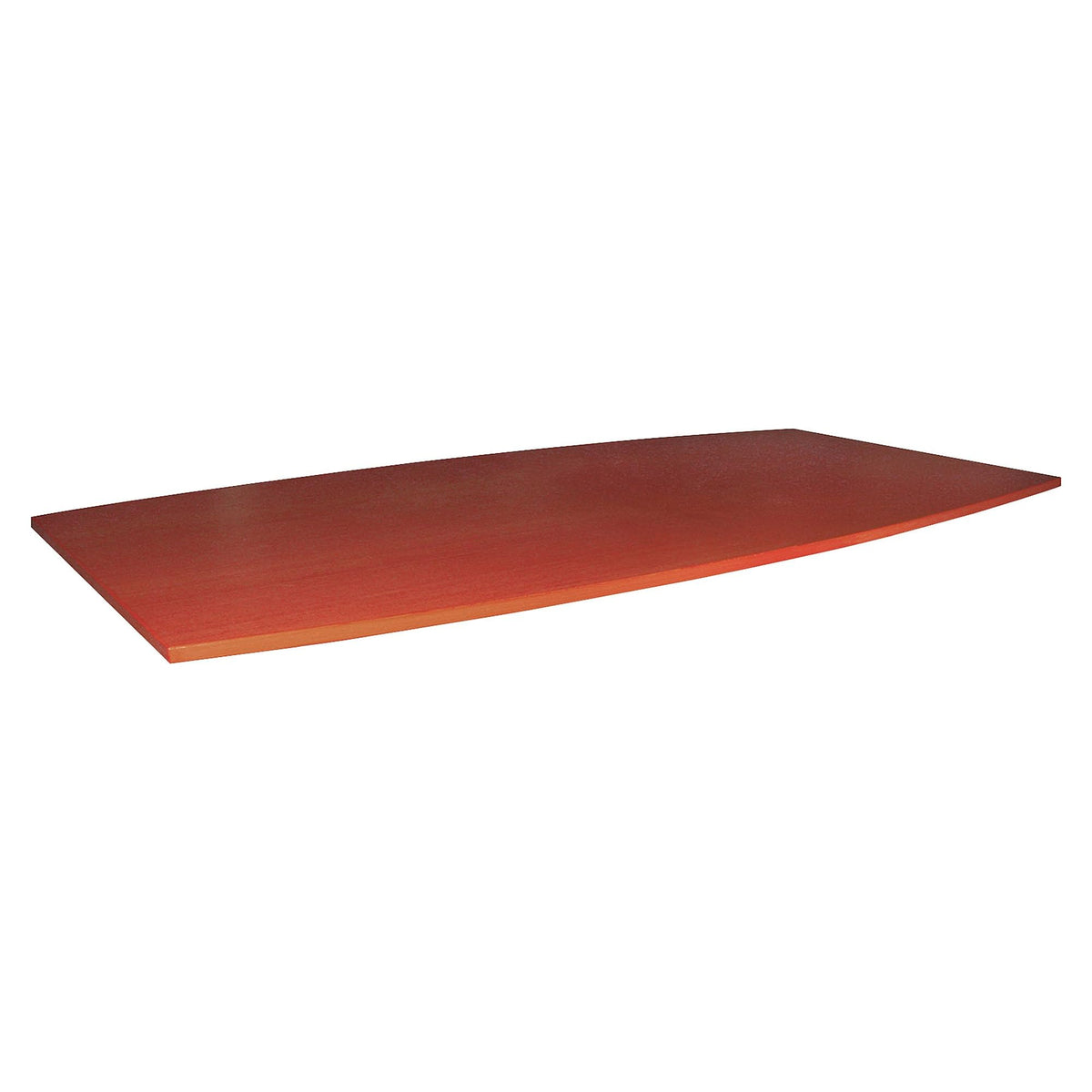 Lorell Boat-Shaped Tabletop, 48 By 96 By 1-1/4-Inch, Cherry