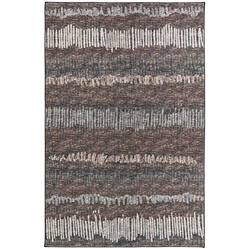 Winslow Wl4 Brown Transitional Rug Rectangle 2' X 3'