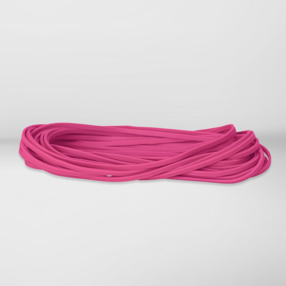 The Office-Pros Pink Rubber Bands, 7' X 1/8' - 20 Bands
