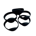 Yarongtech 5Pcs Nfc Tags Ntag215 Wristbands Compatible With Amiibo Tagmo And Nfc-Enabled Mobile Phones And Devices (Black)