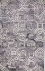HomeRoots 512052 10 x 14 ft. Gray Ivory & Taupe Wool Abstract Hand Tufted Handmade Rectangle Area Rug