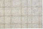 HomeRoots 512182 9 x 12 ft. Ivory & Gray Wool Plaid Hand Tufted Handmade Stain Resistant Rectangle Area Rug