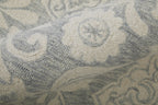 HomeRoots 512194 9 x 12 ft. Blue & Ivory Wool Paisley Hand Tufted Handmade Stain Resistant Rectangle Area Rug