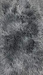 HomeRoots 2' X 3' Warm Gray New Zealand Natural Sheepskin Rug