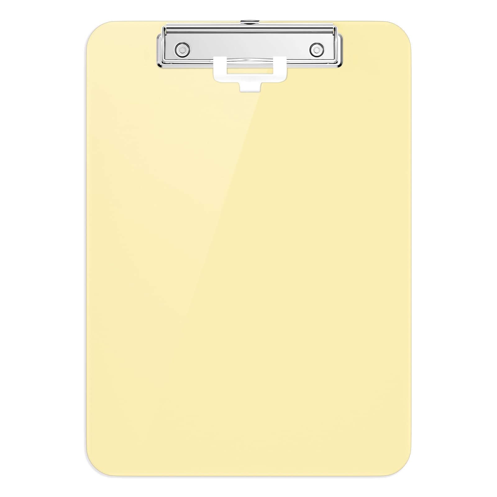 Hongri Plastic 8.5 X11 Clipboards, Yellow A4 Clipboard Letter Size For Nurses, Students, Teacher, Office And School, Clip Board