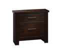 Acme Panang Square 2 Drawers Nightstand in Mahogany